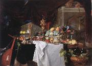Jan Davidz de Heem Table with desserts Sweden oil painting artist